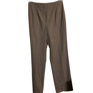 Piazza Sempione Gray brown Wool Pants 4 sophia